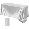 thumbnail image 1 of Rbaofujie Tablecloths Can Be Cut Solid Color Glossy Satin Cloth Tablecloth for High-End Hotel Banquet Wedding, 1 of 6