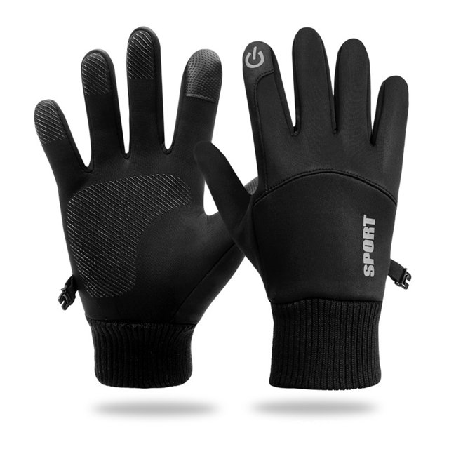 Gants d'Hiver Chauds Gants Tactiles Course Conduite Cyclisme Hommes Femmes-Taille L