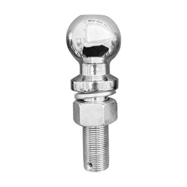 Special Lengthen Chrome Hitch Mount Tow Ball 50mm 2 INCH Shank Dia Coupling Trailer Parts RV Camper Caravan Accessories ,Weatherproof Double Locking Hitch Pin
