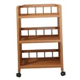 thumbnail image 2 of DOLITY Bamboo Corner Shelf 3 Tier Storage Cabinet Low Bedside Table Corner Shelf Corner 35cmx30cmx75cm, 2 of 9