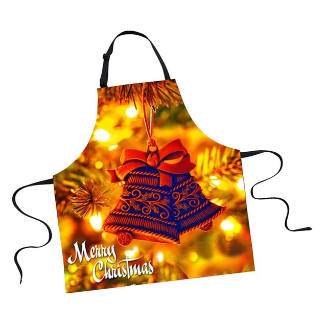 GUOOL Christmas Adults Chef Apron for Kitchen Festive Cooking Baking Hat