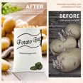 thumbnail image 3 of NUAHRHY Potato Onion Storage Bag Drawstring Cotton Bags Reusable Vegetable Storage Sacks Holds 8lbs Onion Keeper Sacks Large Capacity Vegetable Storage Bags with Side Zipper for Onion Potato Garlic, 3 of 7