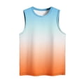 thumbnail image 4 of Plebaso Débardeurs 2025 pour Femmes Sans Manches à Col Rond T-Shirts Décontractés à Imprimé Dégradé Blouses d'Été T-Shirts, 4 of 4