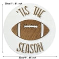 thumbnail image 3 of TIELUTT This Is Football Season Door Hanger if We're Not Home Check the Front Door Hanging Sign Welcome Signs Hanging Wall Decorations for Dining Room Metal Porch Welcome Sign Tall Wall Table Bar, 3 of 7