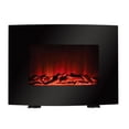 thumbnail image 1 of Konwin 22'' Freestanding or Wall Mounted Fireplace, Black, 1 of 5