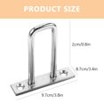 thumbnail image 2 of OULII Plated Silver Stainless Steel Juicer Cutter Holder Compatible with Electric Orange Juicer Accessories, 2 of 6