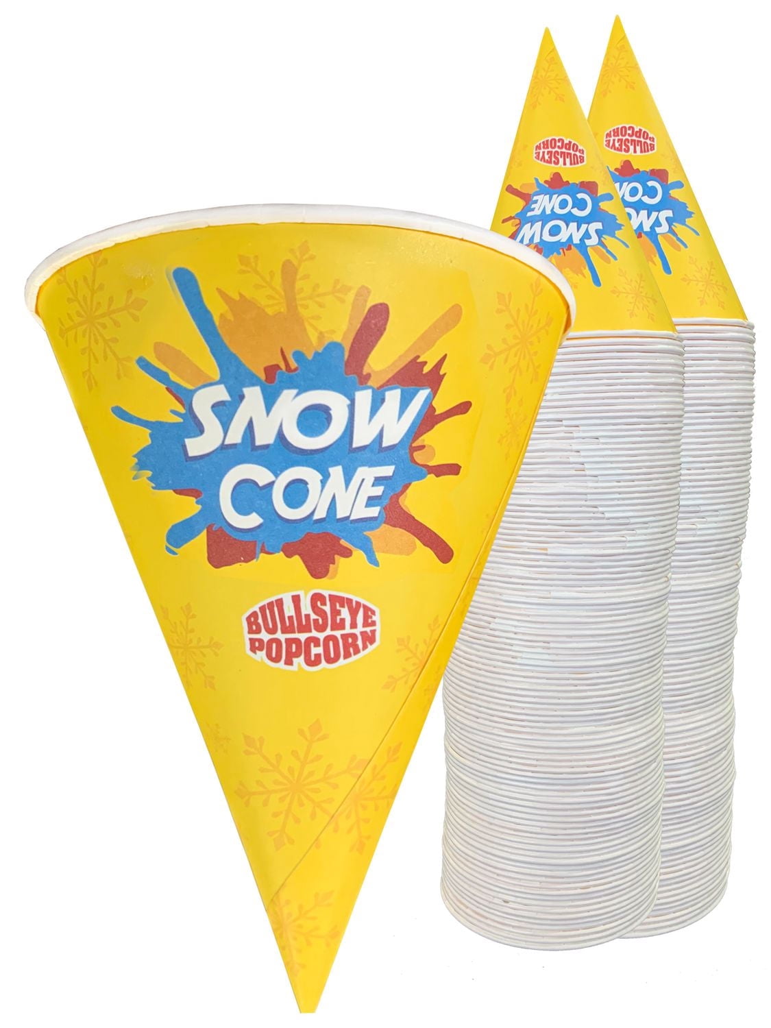 Pack of 100 Cones 6oz for Snow Cone