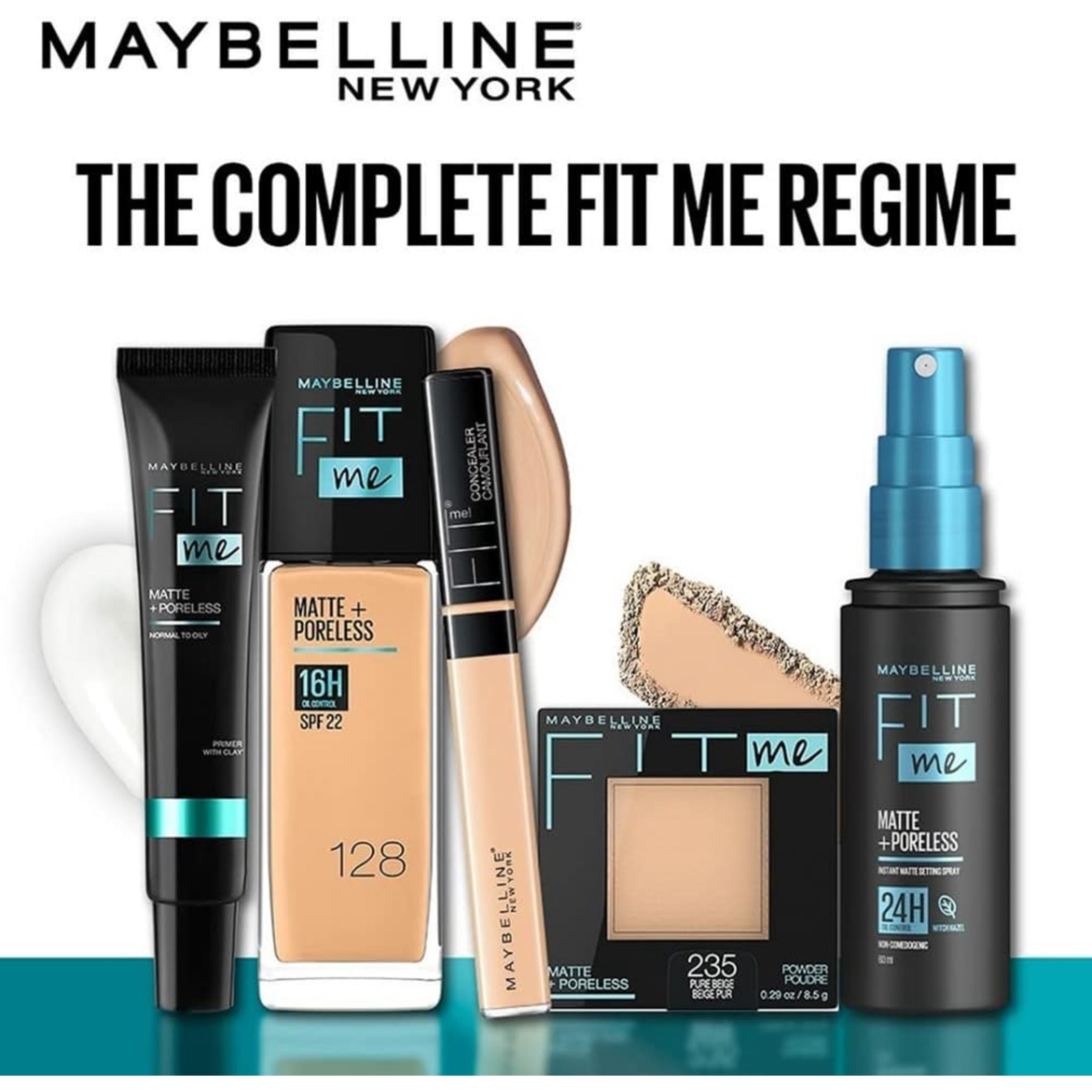 Maybelline New York Fit Me Mat + Sans Pores Fond de Teint Maquillage