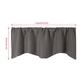 thumbnail image 3 of WIFKLSIIPG Door Curtain Kitchen Shading Window Curtain Solid Color Pocket Fan Shaped Curtain Short Curtain 52 X 18 Inches, 3 of 9