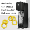 thumbnail image 2 of CO2 Cylinder Seals Sodastreams DUO Terra ART Soda Machine Seals Replacement Gaskets 5 Pcs, 2 of 5