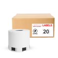 thumbnail image 1 of 20 Rouleaux d'Étiquettes Compatibles DK-1209 pour BROTHER Rouleau Seulement 1-1/7 Pouces x 2-3/7 Pouces (28,9 mm x 62 mm), 1 of 5