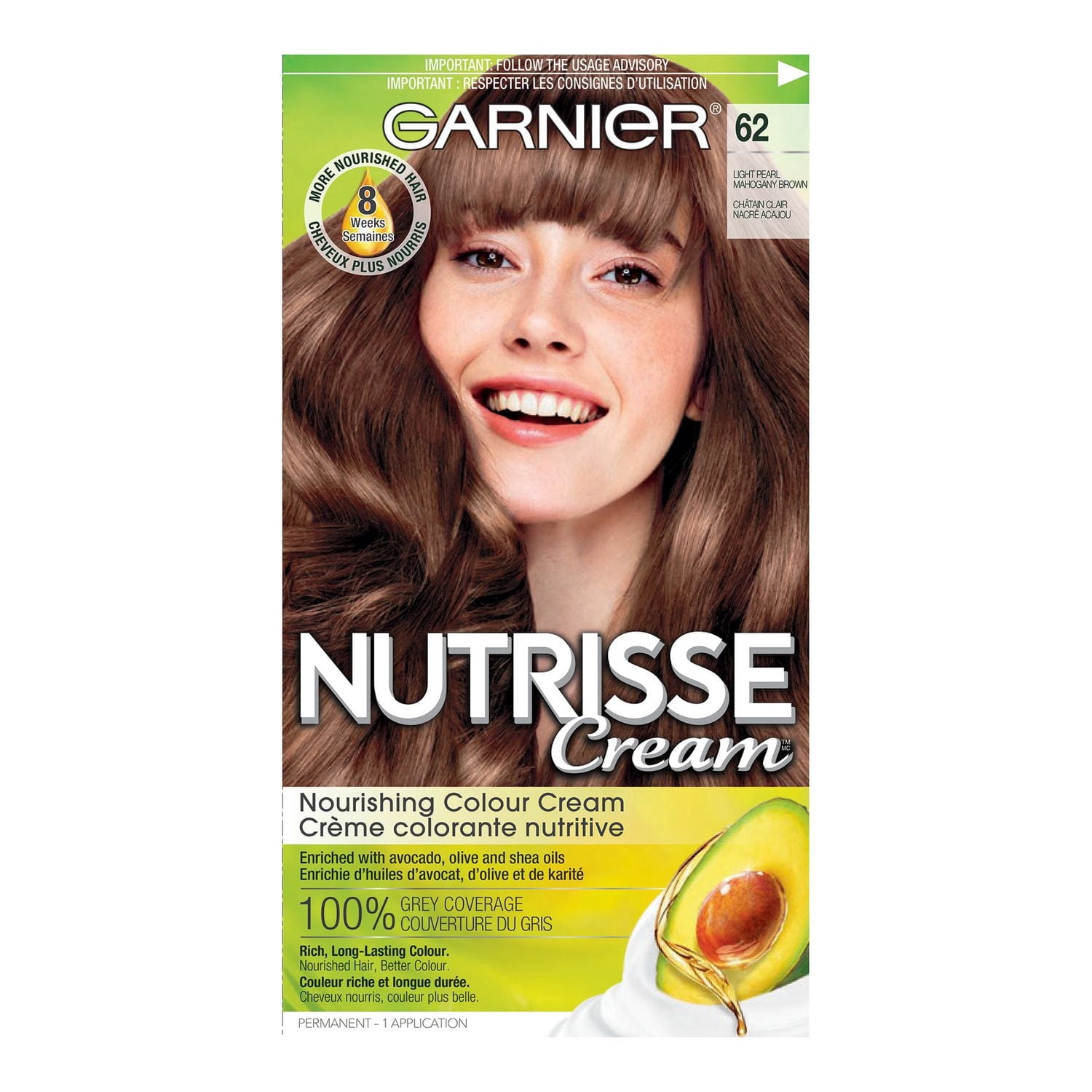 Garnier Nutrisse Ultra Crème, Coloration Permanente, Longue-Durée, 1 unité
