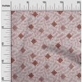 thumbnail image 1 of oneOone Silk Tabby Dark Red Fabric Geometric Texture Craft Projects Decor Fabric Printed By The Yard 42 Inch Wide, 1 of 4