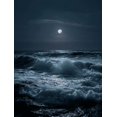 thumbnail image 1 of Qisvanset Beach Wave Ocean Canvas Print 12x16 Inch Resort Wall Decor, 1 of 8