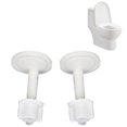 thumbnail image 2 of 2 Pcs Accessoires de Fixation Universels pour Couvercle de Toilette, Charnière, Vis, Haut et Bas, 2 of 10