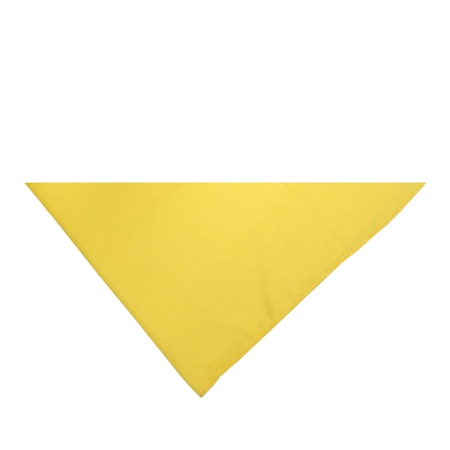 Pack of 12 Jordefano Triangle Bandanas - Solid Colors and Polyester - 30 in x