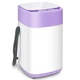 thumbnail image 1 of Costway 8lbs Portable Fully Automatic Washing Machine W/ Drain Pump Purple, 1 of 10