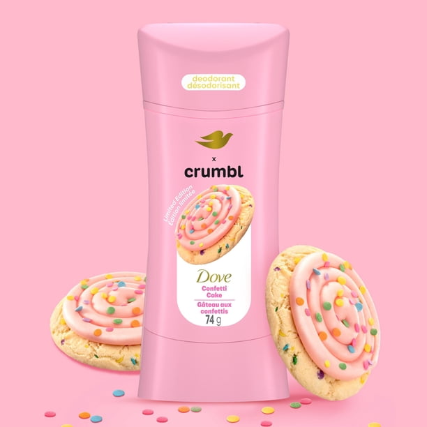 crumbl Dove デオドラント　セット Dove Crumbl Aluminum-Free Deodorant Stick Confetti Cake 74 g