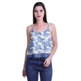 thumbnail image 4 of Moomaya Haut Court à Bretelles Spaghetti Imprimé pour Femmes Cami Tops d'Été, 4 of 5