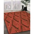 thumbnail image 3 of Ahgly Company Tapis Rectangulaire Lavable en Machine Intérieur Transitionnel Orange Rouge Orange, 2 Pieds x 4 Pieds, 3 of 7