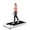 Grey, variant on SuperFit 0.6-3.8MPH Walking Pad Under Desk Treadmill with Remote Control and LED Display Pink