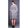 thumbnail image 2 of Bimba Feuilles Femmes Court Plage Caftan Tenue de Plage Bikini Couvre-Maillot Robe Midi-P-L, 2 of 5