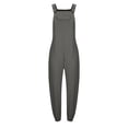 thumbnail image 3 of LSLJS Women's Loose Solid Jumpsuits Sleeveless Spaghetti Strap Loose Adjustable Jumpsuits, 3 of 5