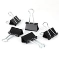 thumbnail image 3 of Pen+Gear Medium, 12 count 1.25 Inch/32mm Black Binder Paper Clips with Container,Big Paper Clamps for Office Supplies,, 3 of 4