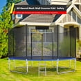 thumbnail image 4 of Gymax 16FT Trampoline Safety Net Replacement Protection Enclosure Net for 12 Poles, 4 of 10