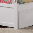 thumbnail image 3 of Lit Plateforme Simple en Bois Richmond avec Pied de Lit et Tiroirs de Rangement, Blanc, 3 of 8