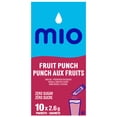 thumbnail image 1 of mio Fruit Punch Drink Mix, 2.6 g Packets, 10 ct Box, 1 of 15