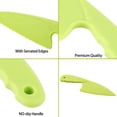 thumbnail image 4 of Nylon Bread & Salad Cutting Blades for Kids Child-Safe Kitchen Knives Set, 4 of 6