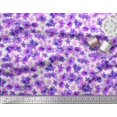 thumbnail image 3 of Soimoi Purple Poly Georgette Fabric Floral Printed Craft Fabric by The Yard 52 Inch Wide, 3 of 3