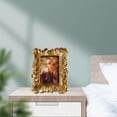 thumbnail image 3 of Cadre Photo Doré Décoré Style Rétro Vintage Cadres pour Table Art Photographique Présentoir Décoration, 8 Po, 3 of 7