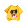 thumbnail image 3 of FhsagQ The 7th Of July Fille Enfant Mignonne Graphique Col Rond Manches Courtes Tee Été Décontracté T-Shirt Fille Printemps The 7th Of July T-Shirts 5T Filles T-Shirts d'Été 5T Pâques Jaune 9-10 Ans, 3 of 5