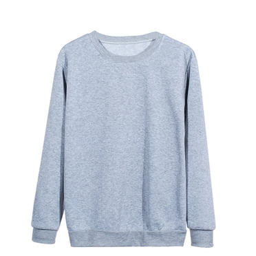 Timegard Sweatshirt for Women Crewneck Long Sleeve Warm Pullover Fall Winter Basic Casual Loose Tops