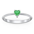 thumbnail image 2 of Heart Birthstone Ring - Emerald (May), 2 of 6
