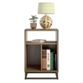 thumbnail image 4 of Novogratz Regal Turntable Stand / End Table, Walnut, 4 of 9