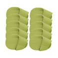 thumbnail image 2 of 10 Pieces Golf Iron Headcovers Iron Protective Cover PU Durable Lightweight Golf S Size Green, 2 of 9
