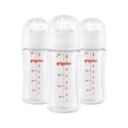 thumbnail image 1 of Pigeon - Glass Bottle 8oz (3-Pack) with M Nipple 3M+, 1 of 10