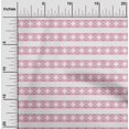 thumbnail image 1 of oneOone Cotton Flex Dark Pink Fabric Geometric Block Craft Projects Decor Fabric Printed By The Yard 40 Inch Wide, 1 of 4