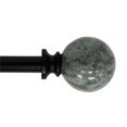 thumbnail image 1 of Nancy Adjustable Metal Single Curtain Rod 48" to 84"-Black, 1 of 7