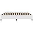 thumbnail image 4 of vidaXL Bed Frame White 183x213 cm California King Faux Leather, 4 of 6