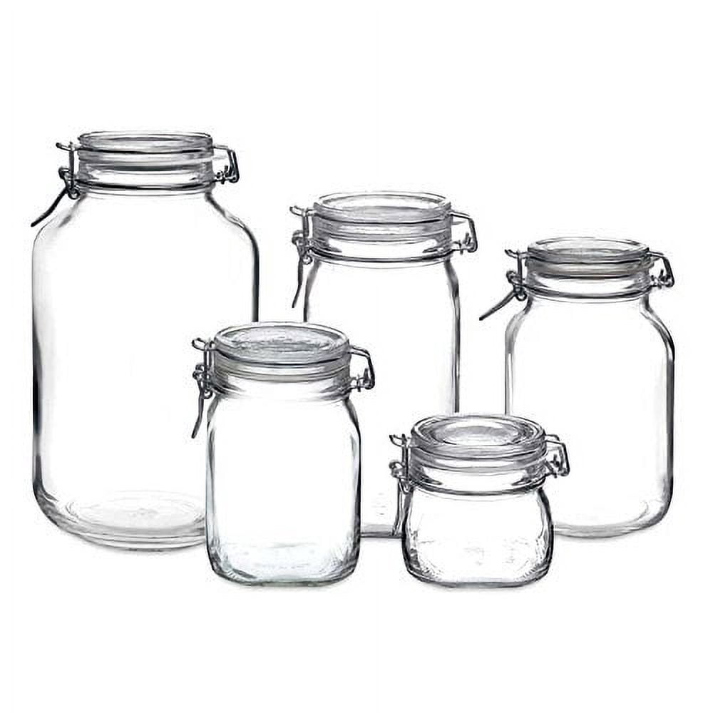 Bormioli Rocco Fido clear glass Jar with 85 mm gasket, 2 Liter