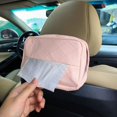 thumbnail image 3 of TopOne Car Tissue Holder Premium PU Leather Backseat Extra Large Tissue Organization Napkin Holder For Center Console Sun Visor, 3 of 6