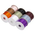 thumbnail image 4 of Joycrosso Burgundy Ribbon 3 Inch Wide Thick Fabric Ribbon, 50 Yards Double Faced Satin for Chair Sash Bows Making Bouquet Sewing Christmas Decoration, 4 of 7