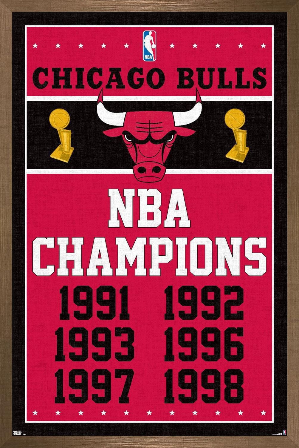 NBA Chicago Bulls - Champions 13 Wall Poster