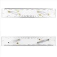 thumbnail image 1 of 10X Règle Parallèle Marine Écailles Transparentes, Points de Cartographie pour Tirer Règle Parallèle 450MM, Règle Parallèle pour Cartes Nautiques, 1 of 7