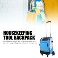 thumbnail image 3 of Sac à Dos pour Outils Roulant, Sac Organisateur d'Outils Grande Capacité avec Barre de Traction pour Montée d'Escalier, Sac à Dos pour Outils Roulant pour Électricien Sac à Outils Robuste sur Roue 35 L, 3 of 7
