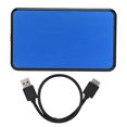 thumbnail image 1 of 2.5in Hard Drive Enclosure USB3.0 Interface Portable External Hard Disc CaseBlue, 1 of 6